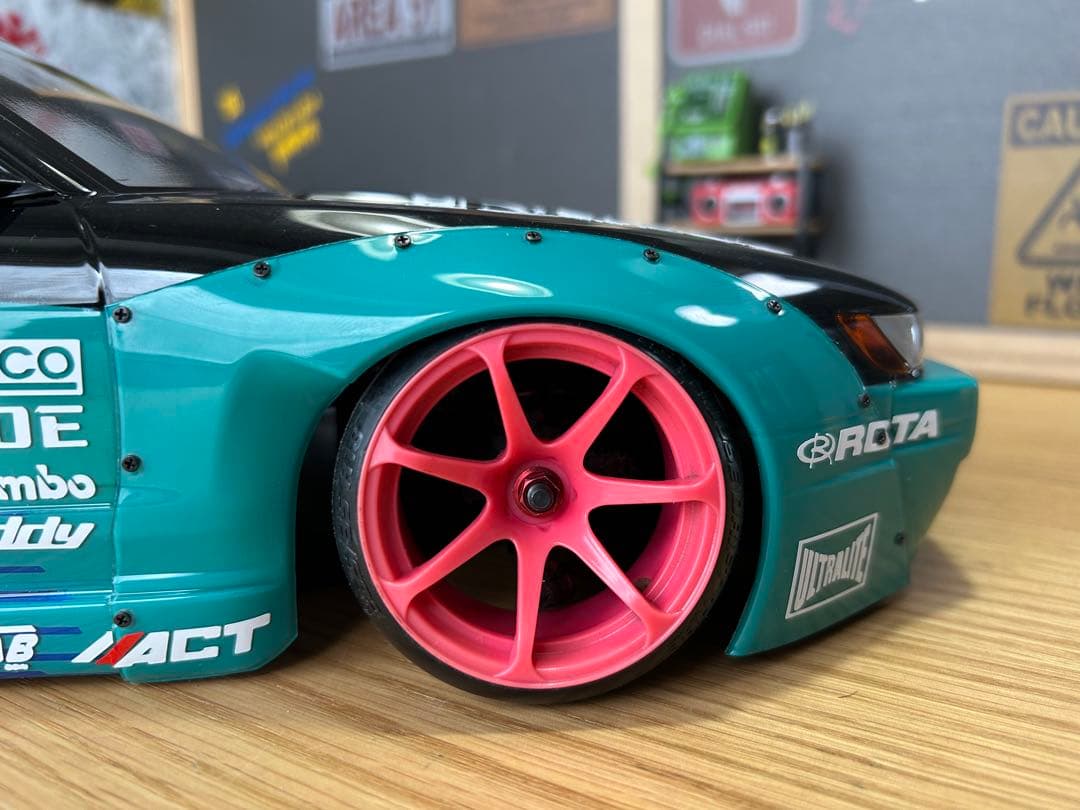 ADDICTION 180SX シルエイティ　ロケットバニー　ラジコンボディ