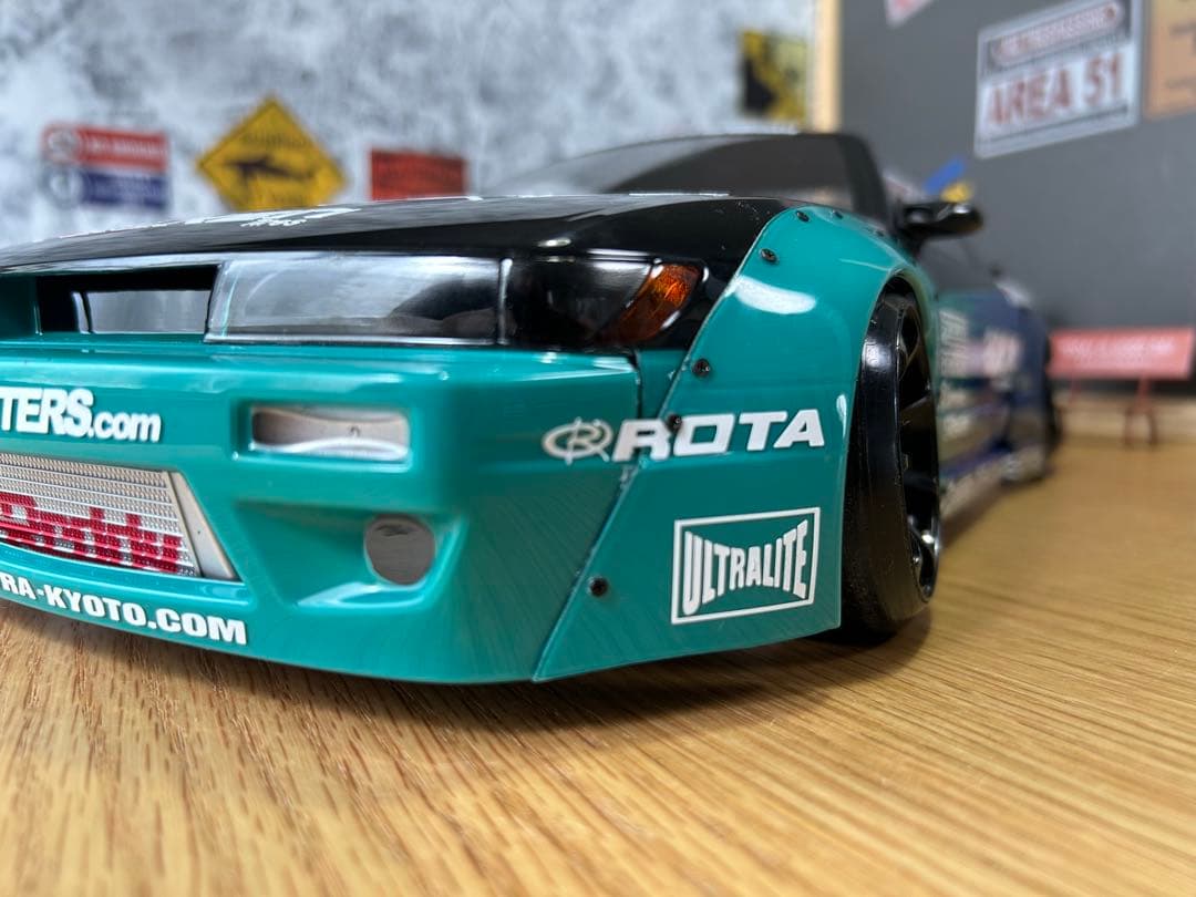 ADDICTION 180SX シルエイティ　ロケットバニー　ラジコンボディ