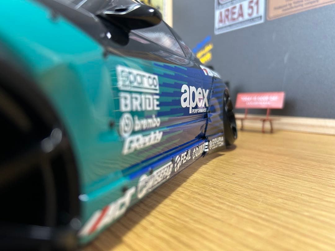 ADDICTION 180SX シルエイティ　ロケットバニー　ラジコンボディ