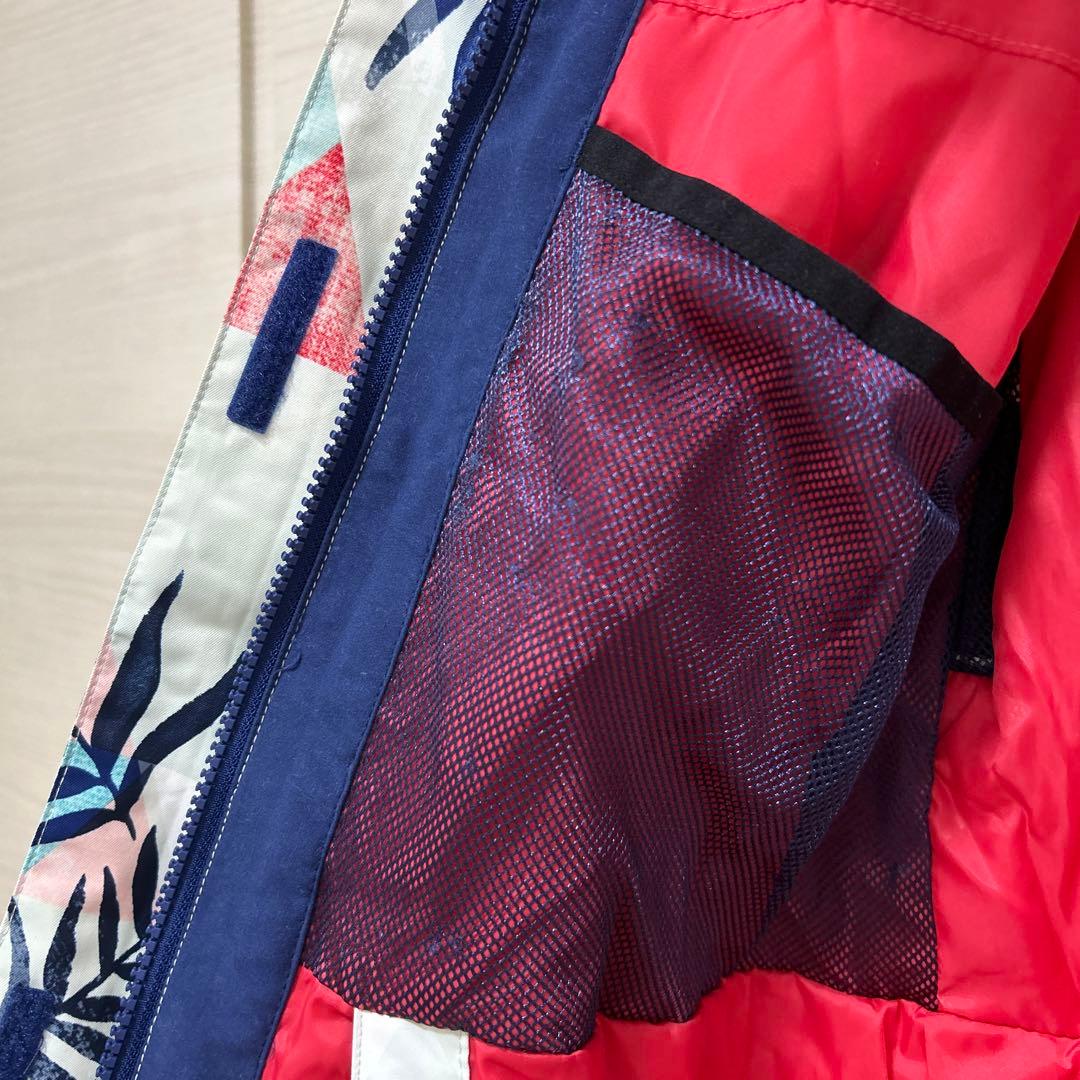 ロキシー　スノボウェア　スノーボードウェア　スキーウェア　M ボタニカル　黄色