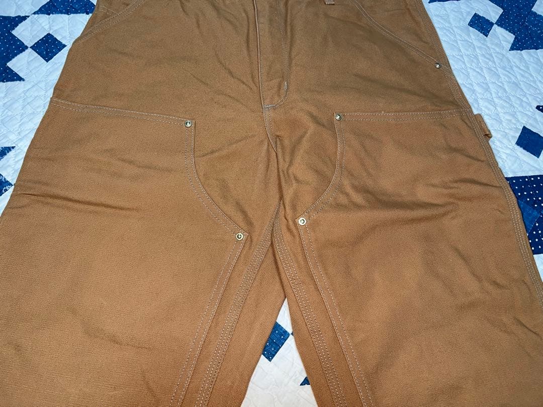 USA製 CARHARTT カーハート ダブルニーパンツ ブラウン 34×32