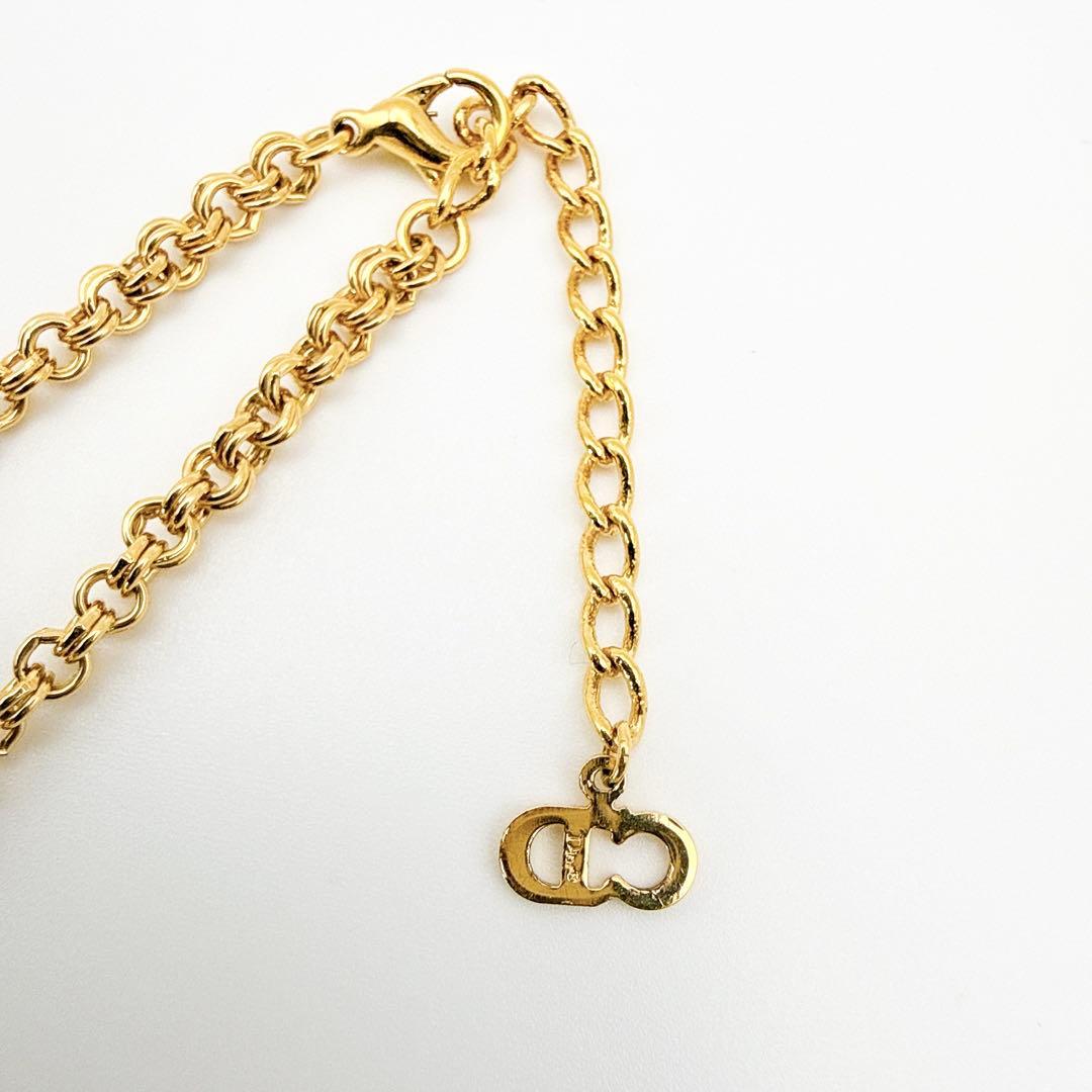 3016-2 保存箱付き極美品✨　Dior　ネックレス　CD ロゴ　希少　刻印
