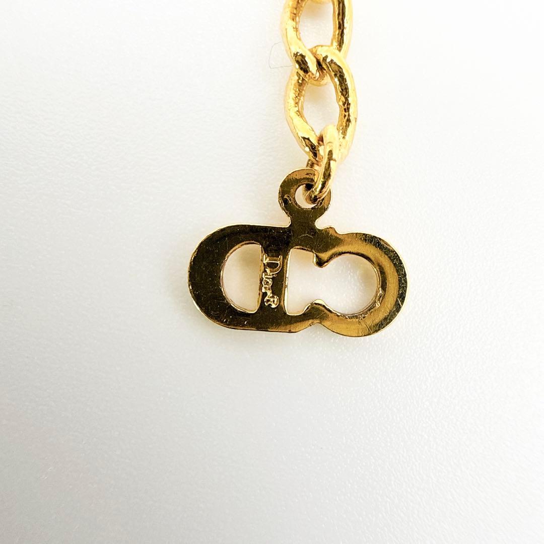 3016-2 保存箱付き極美品✨　Dior　ネックレス　CD ロゴ　希少　刻印