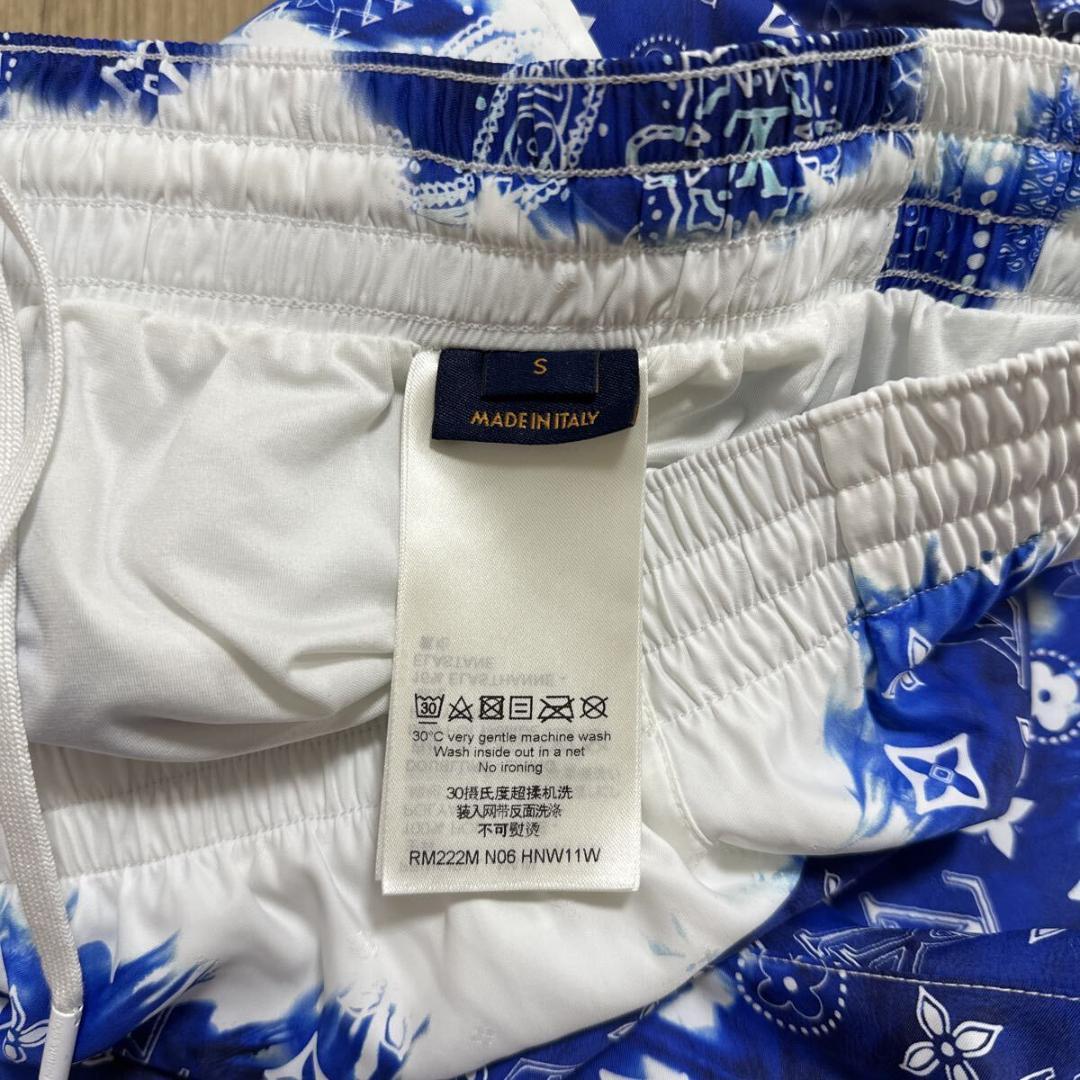 ルイヴィトン モノグラムバンダナ スイムパンツ 水着 水陸両用 ハーフパンツ S