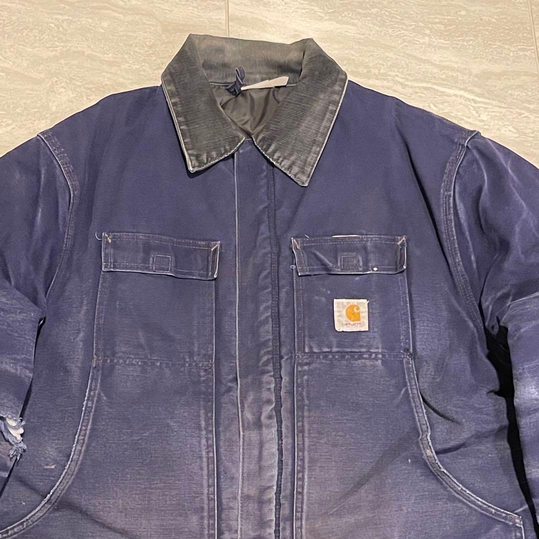 carhartt カーハートトラディショナルコート 鬼フェードネイビー XL相当