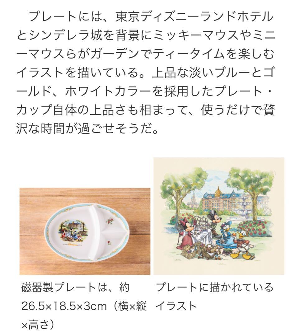【限定品】東京ディズニーランドホテル オリジナルプレートセット