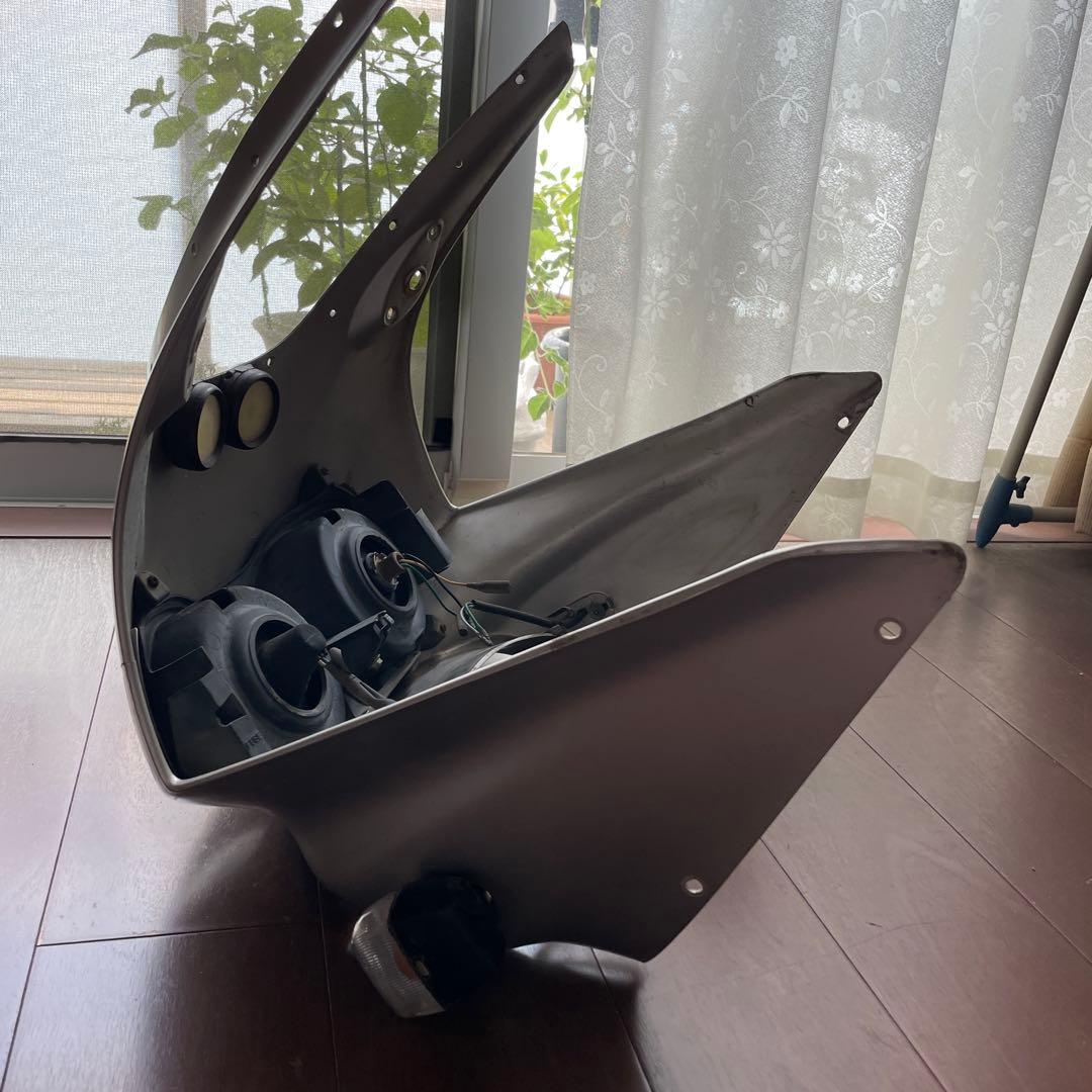 NS-1 後期型アッパーカウル ヘッドライト、クリアウィンカー付き