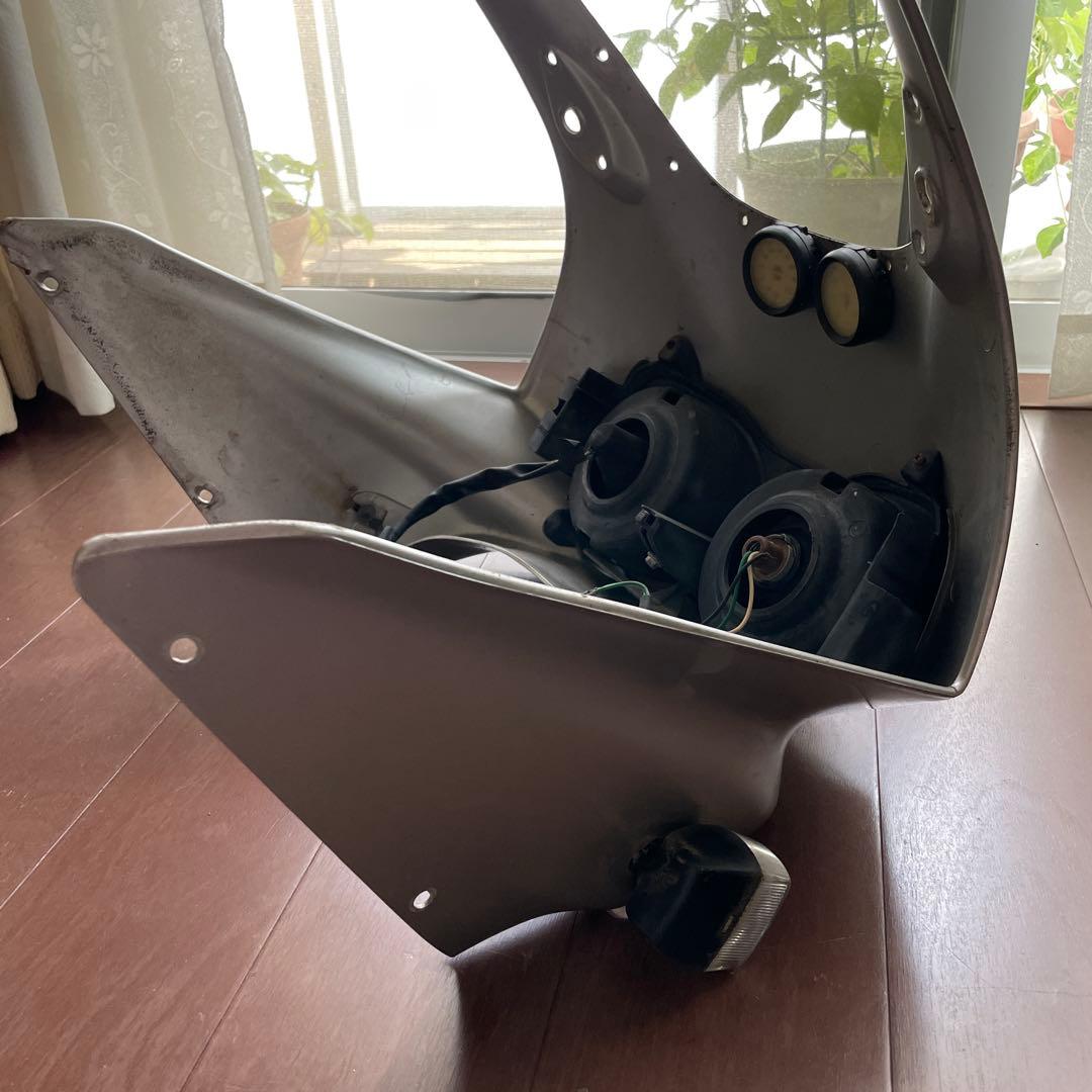 NS-1 後期型アッパーカウル ヘッドライト、クリアウィンカー付き