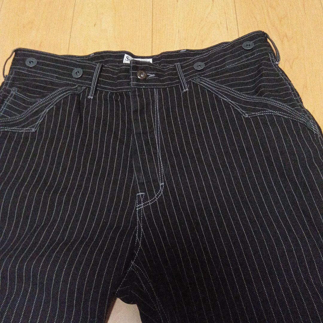 もSCHOTT ブラックヒッコリーデニム 36美品