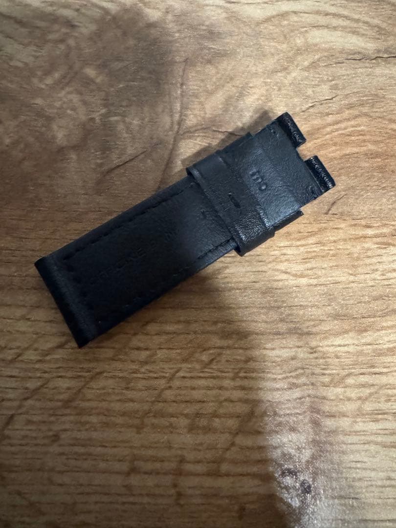 パネライ 44mm用 純正 レザー ストラップ ラグ幅24mm ブラック