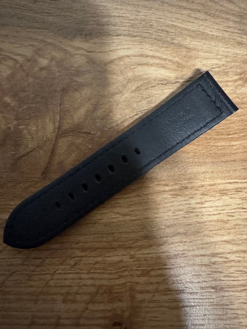 パネライ 44mm用 純正 レザー ストラップ ラグ幅24mm ブラック