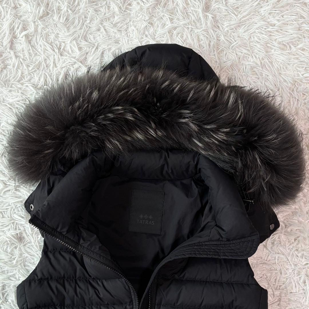 未使用級/高年式✨タトラス オルシエラ ダウンベスト 3way ダブルジップ 黒