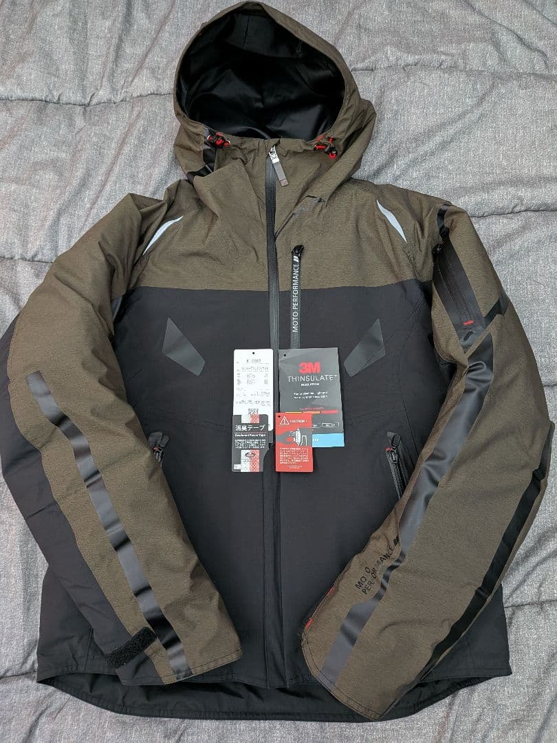 クシタニ　ウィンターアメニタジャケット　Ｌサイズ　オリーブ/ブラック