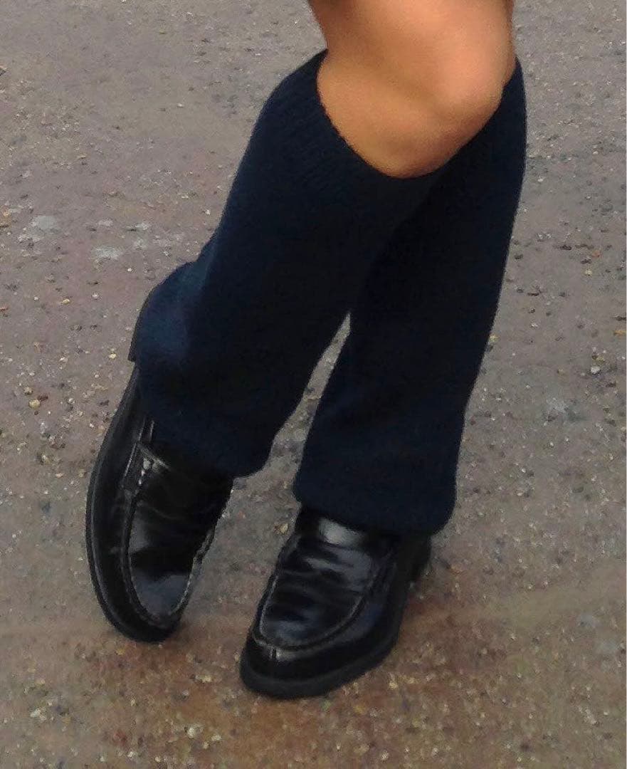 ★E.G.スミス★ルーズソックス☆リブ無し☆ブラック