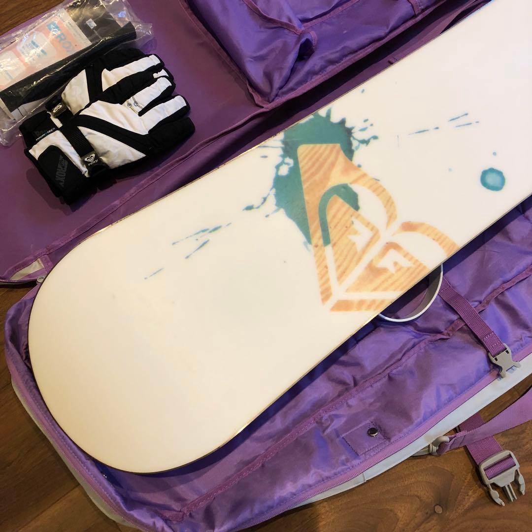 ROXY sugar スノーボード 板 バインディング グローブ バック スノボ