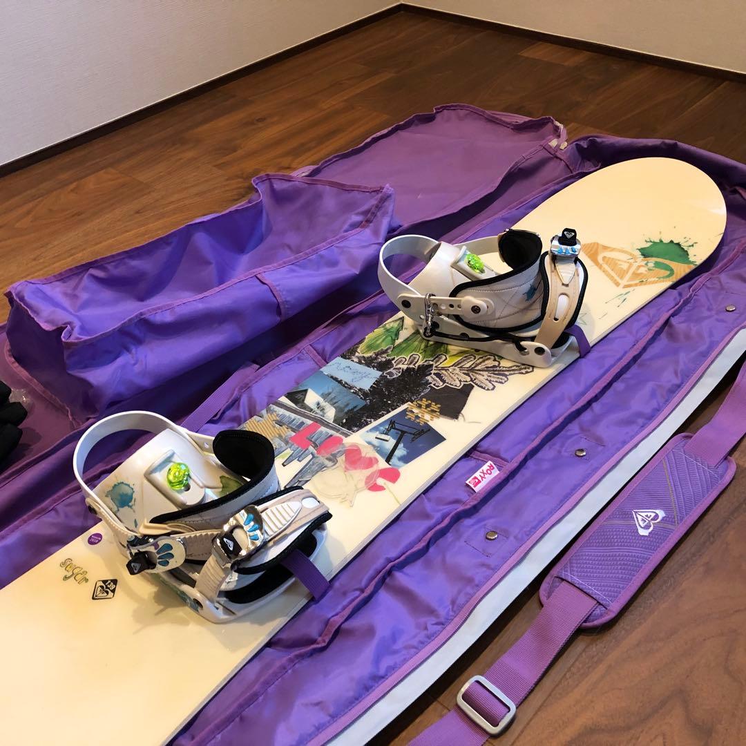 ROXY sugar スノーボード 板 バインディング グローブ バック スノボ