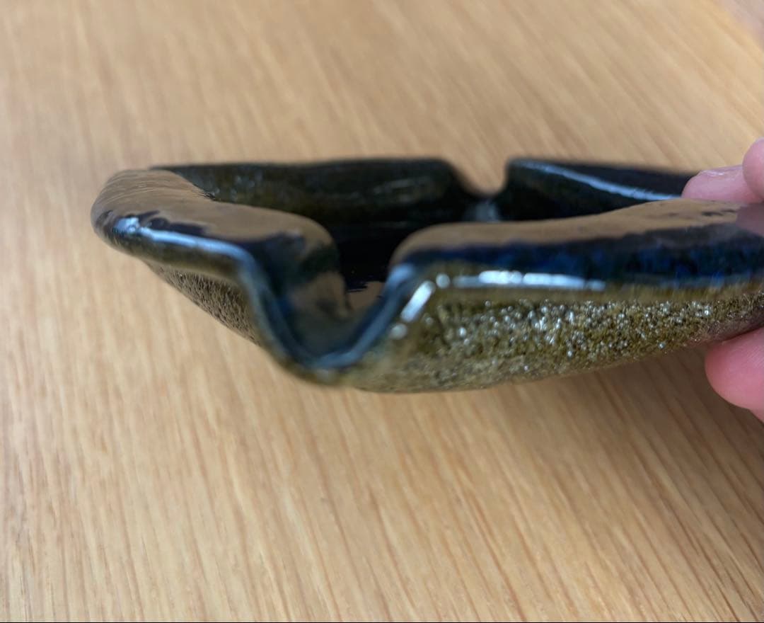 稲嶺盛吉 灰皿 琉球ガラス