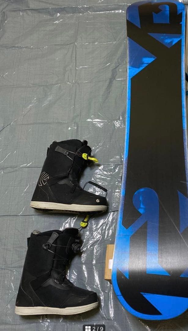 スノーボード K2 playback155 K2sonic Flux FL boa27cm