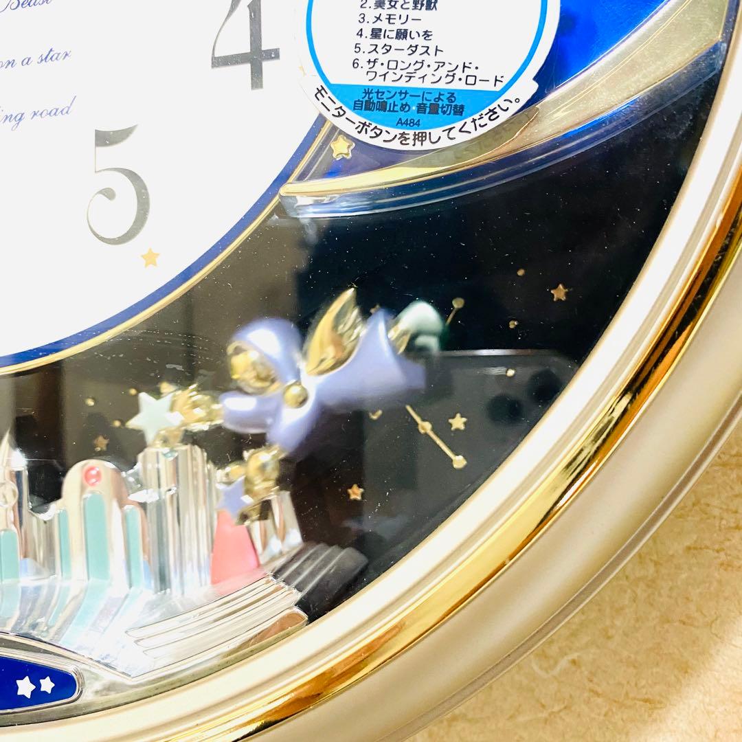 と*も様 SEIKO からくり掛け時計 AM620S 星座×天使×LEDメロディ