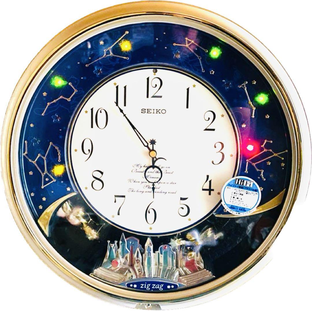 と*も様 SEIKO からくり掛け時計 AM620S 星座×天使×LEDメロディ