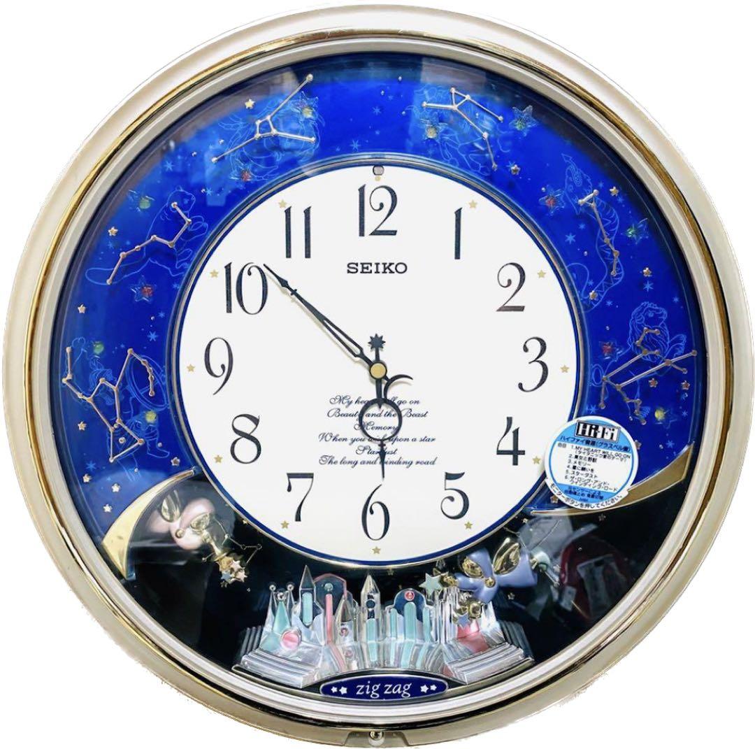 と*も様 SEIKO からくり掛け時計 AM620S 星座×天使×LEDメロディ