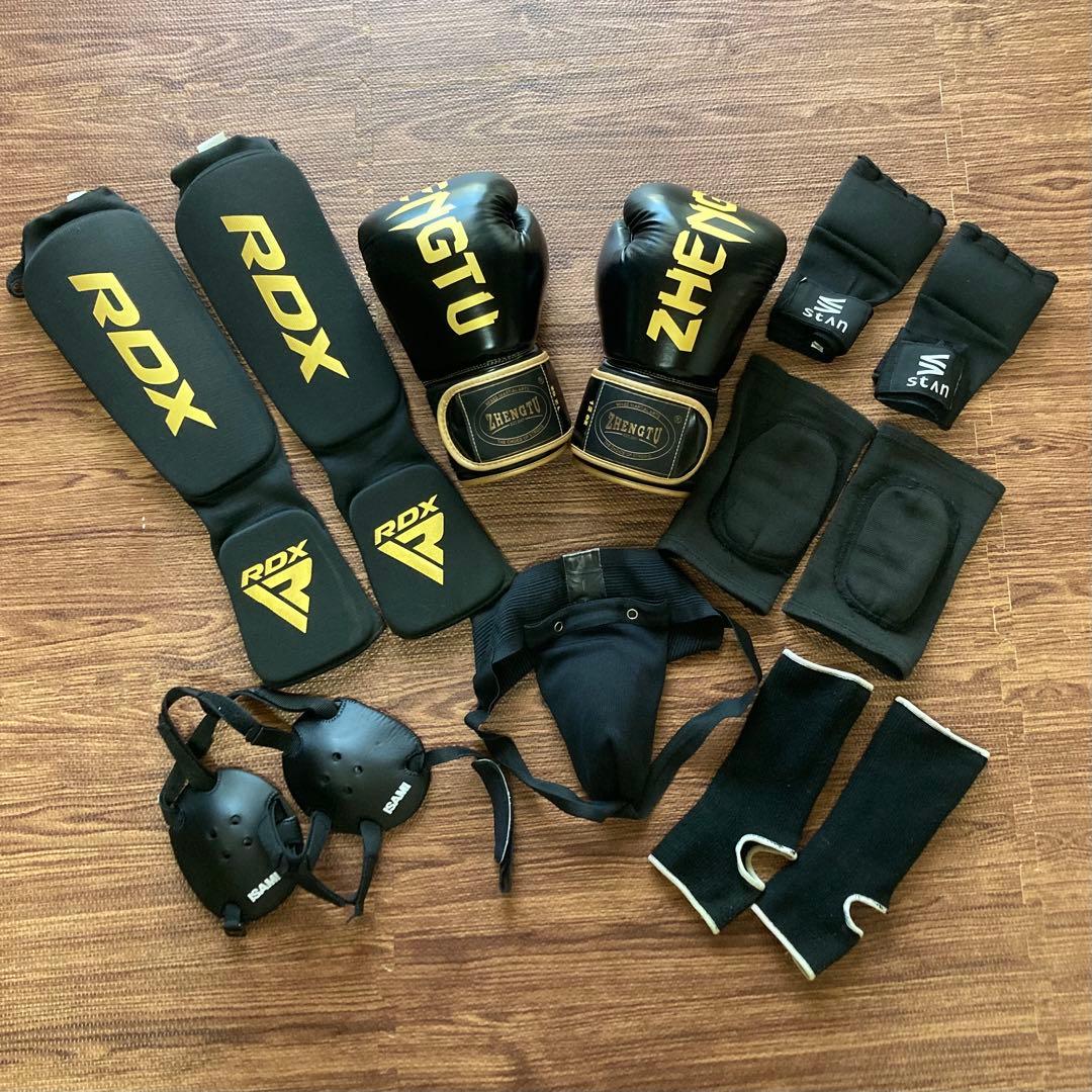 ボクシング キックボクシング 一式 スターターセット グローブ レガース