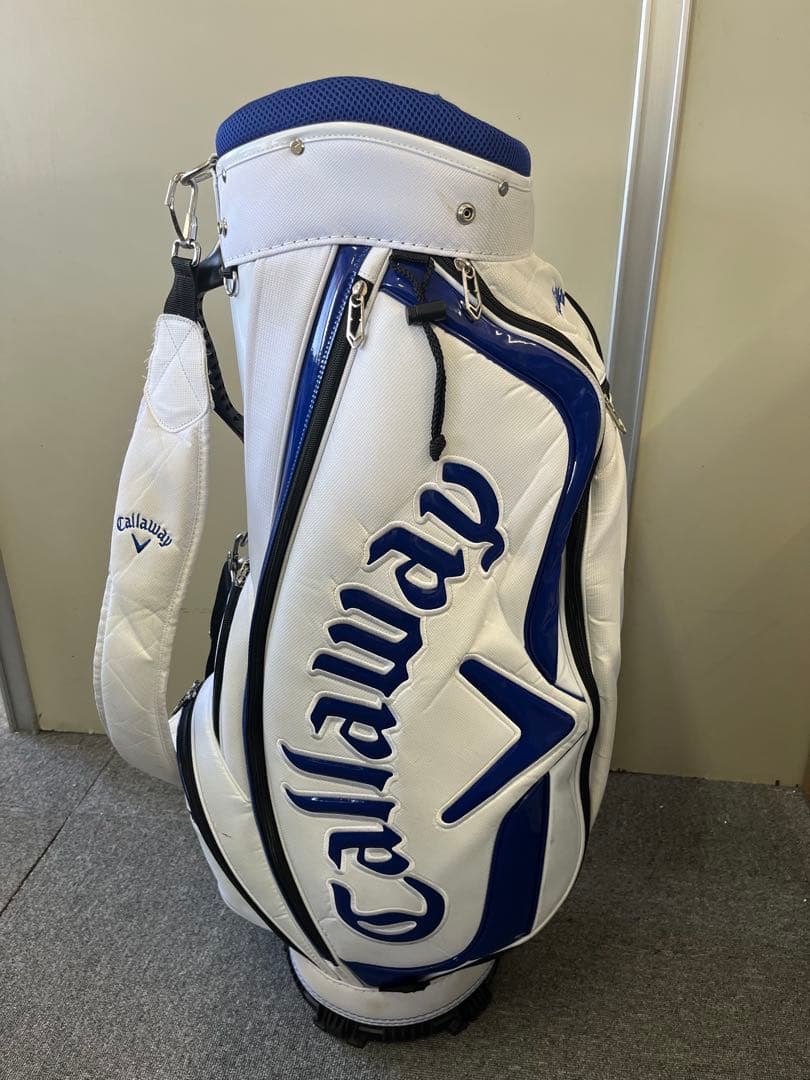 Callaway キャロウェイ　キャディバッグ ホワイト/ブルー