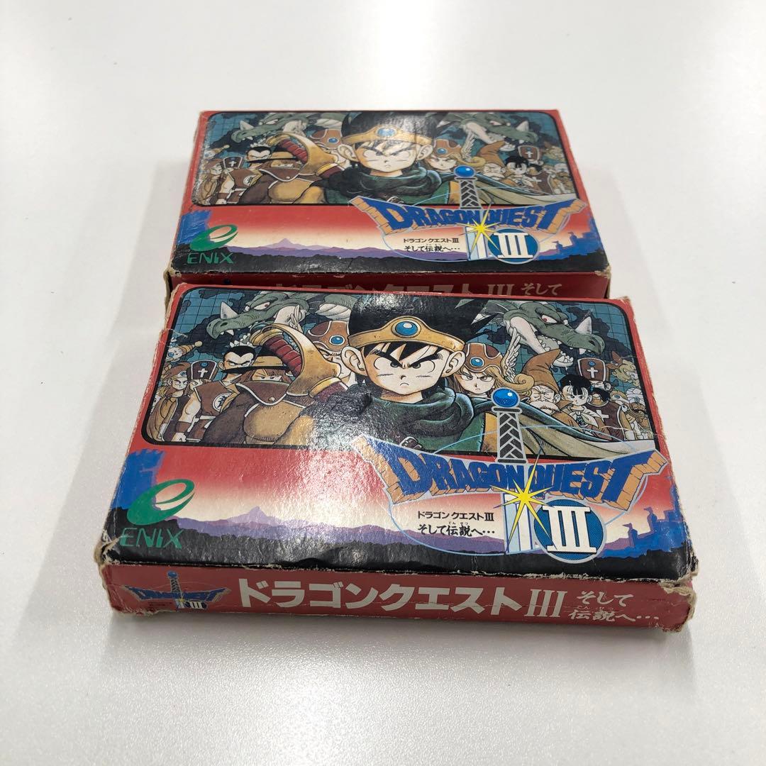 No.1881 FC　ドラゴンクエストⅢ　同ソフト２本まとめ売り