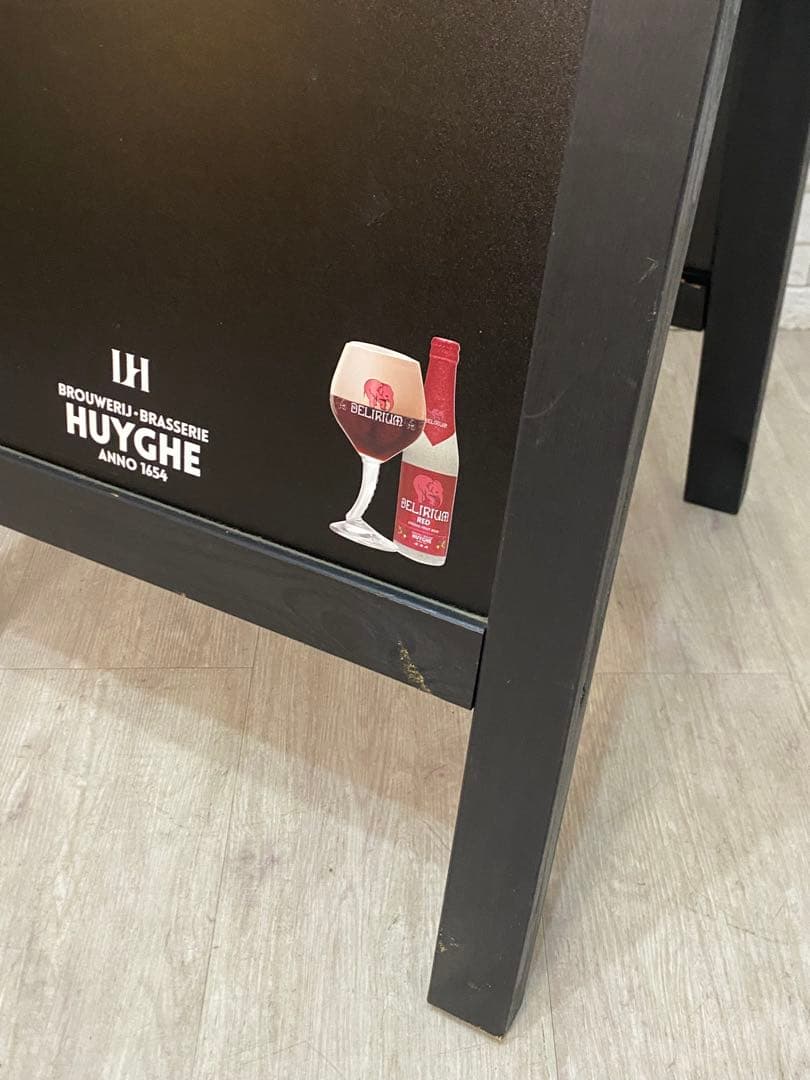 【東京都内23区配送無料】什器　大型　看板　黒板ベルギービール 看板　店舗