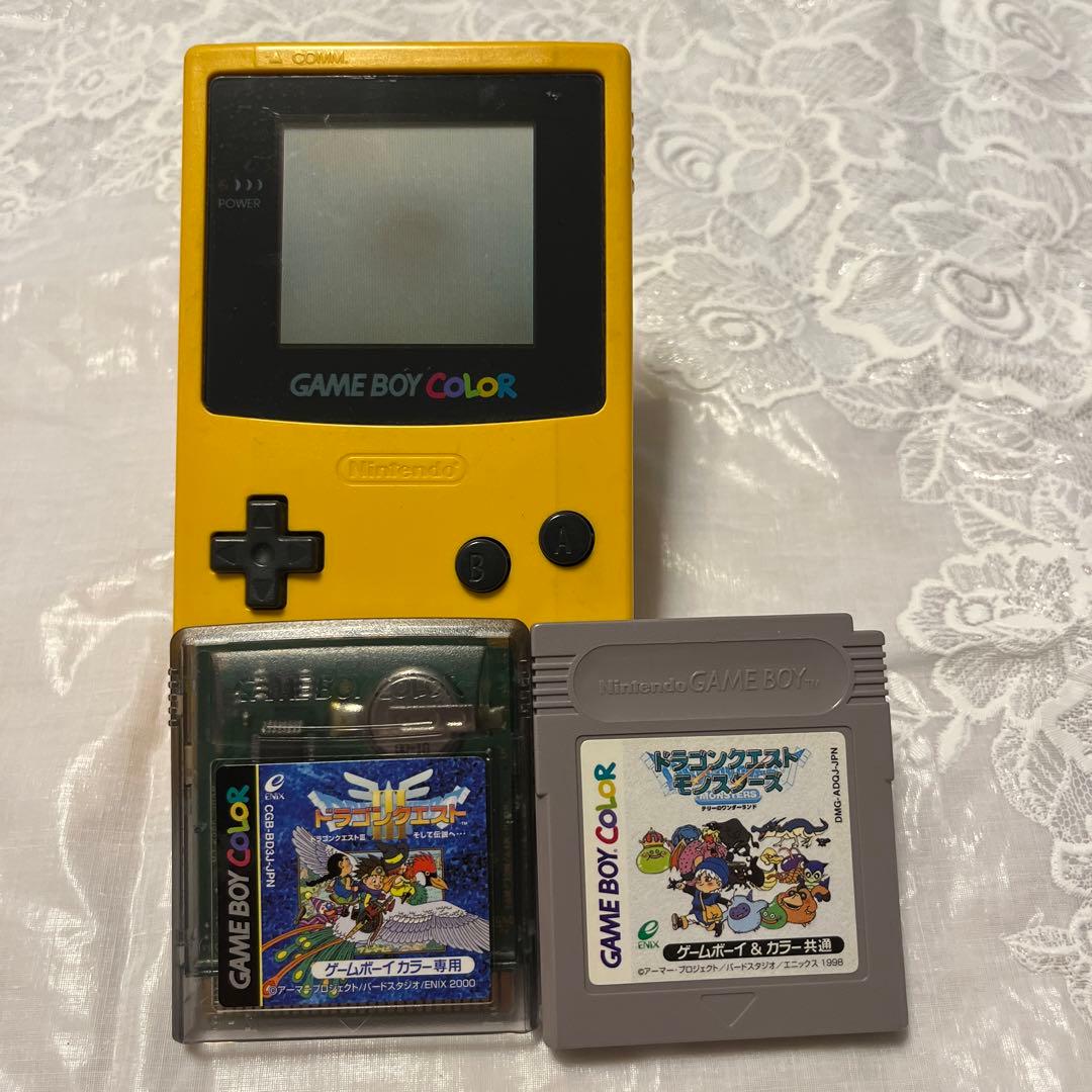 ゲームボーイカラー本体　ドラクエ3&ドラクエモンスターズセット