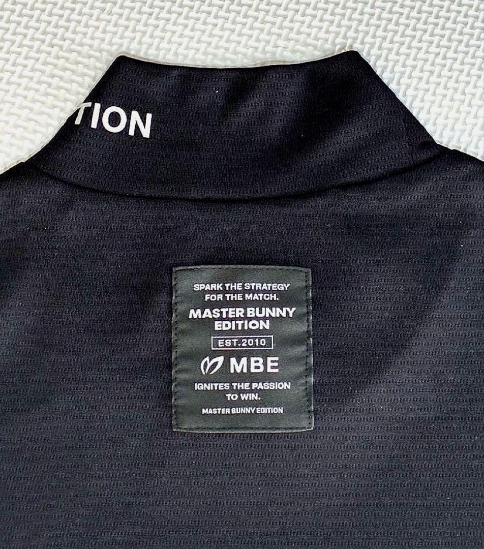 マスターバニーエディション ドビーボーダー スムースモックネック（BLK／4）