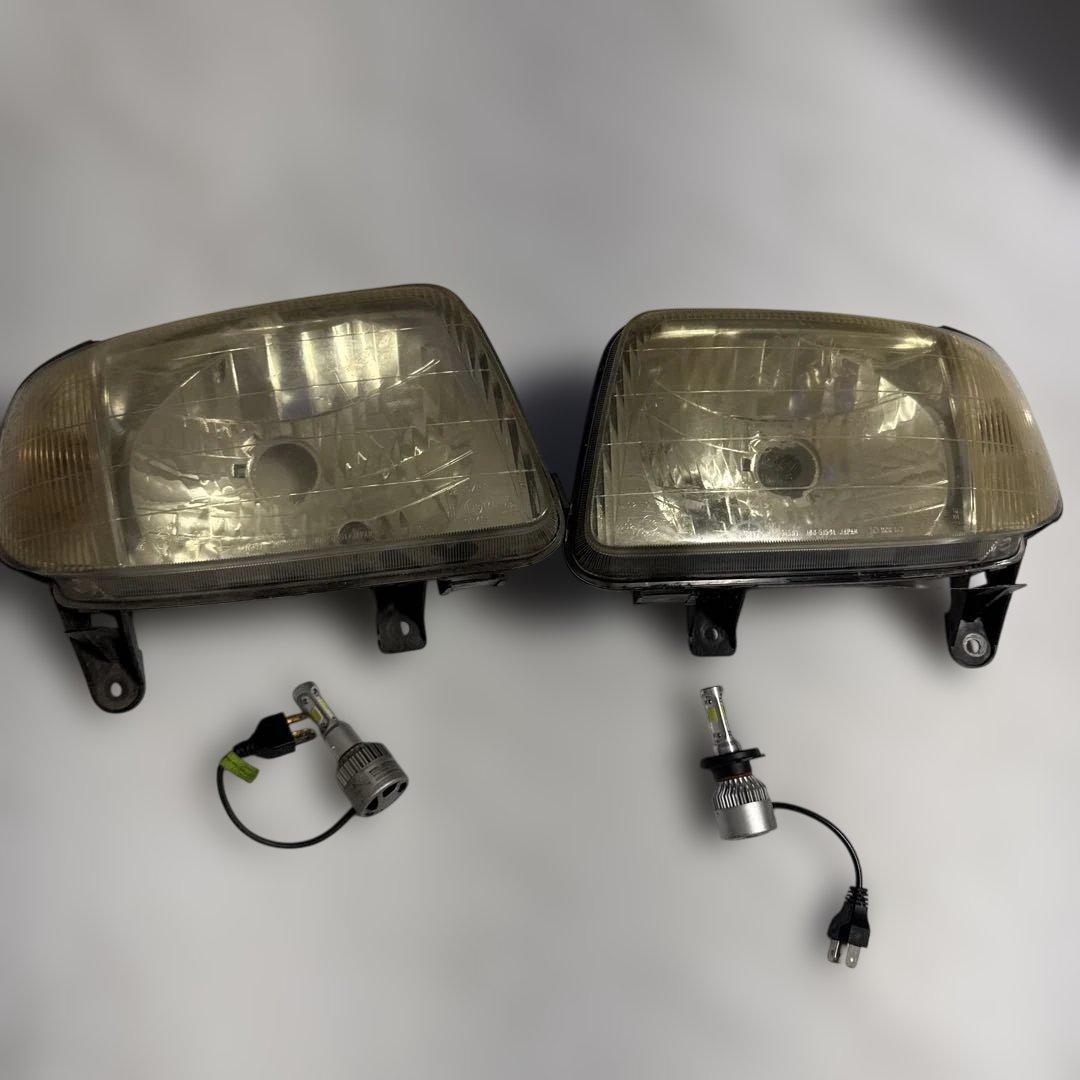 l700 ミラ ヘッドライト 2個セット バルブ付き