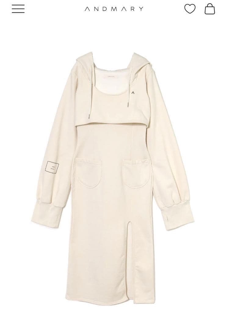 新品未使用 ANDMARY Nora slit dress