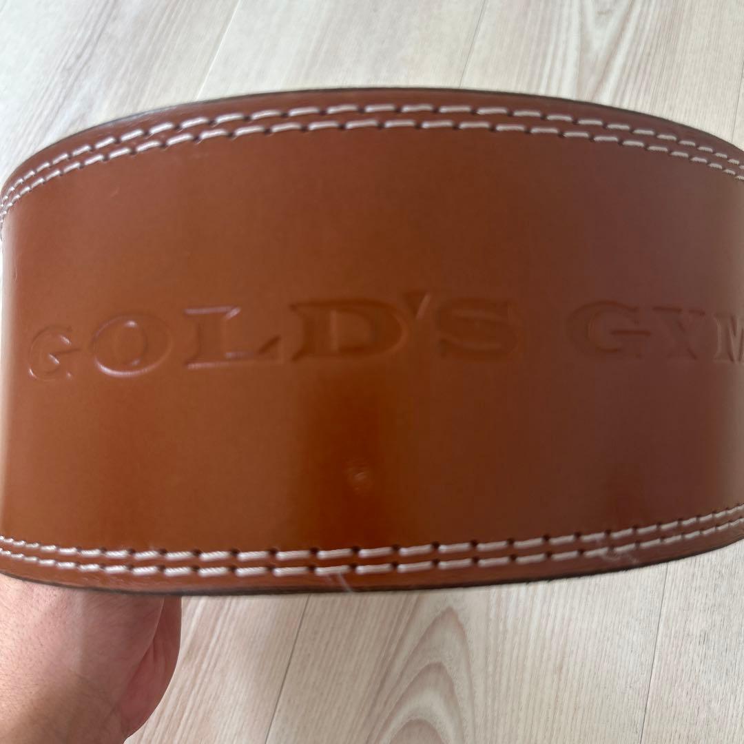 ゴールドジム　プロレザーベルト　Sサイズ