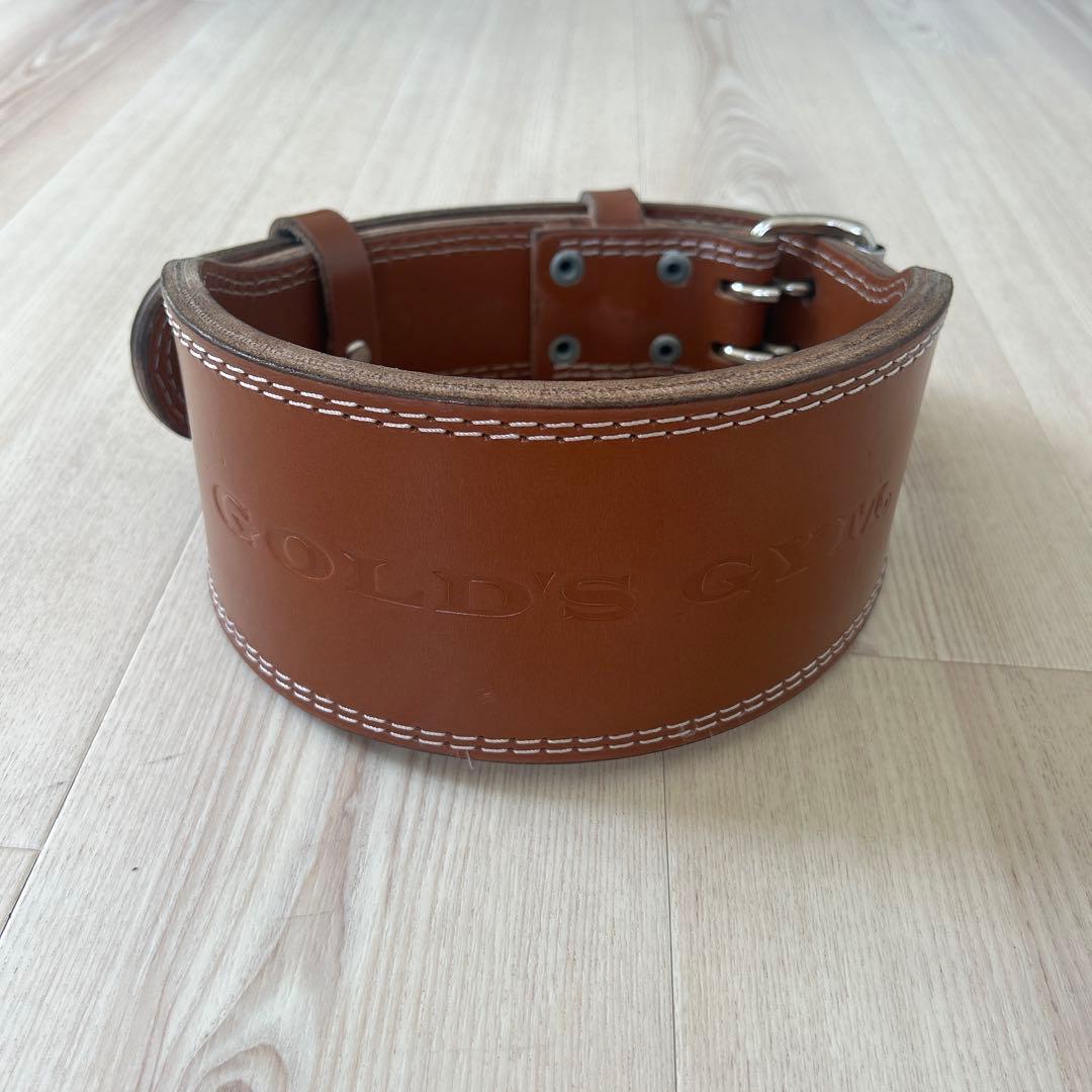 ゴールドジム　プロレザーベルト　Sサイズ