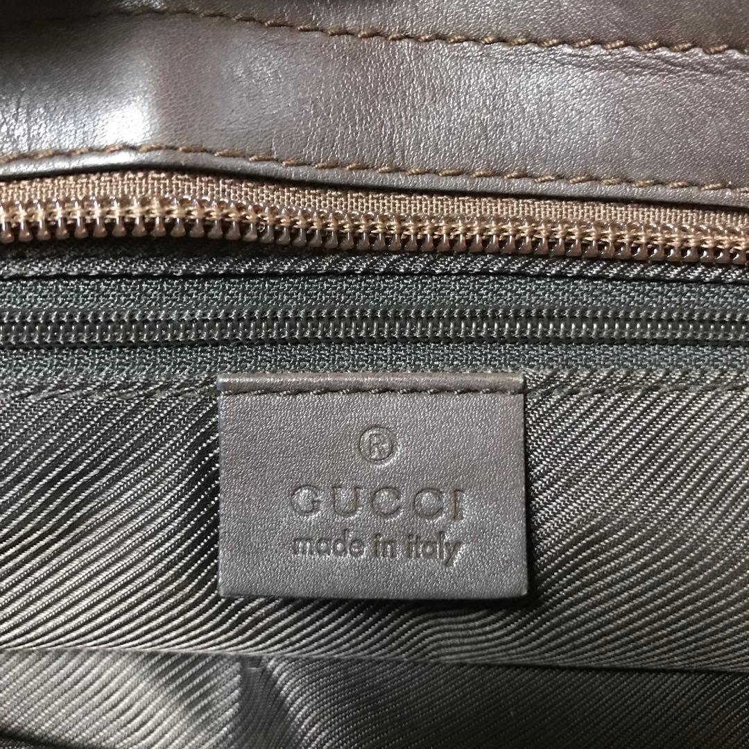 GUCCI GGトートバッグ ベージュ・ブラウン　ハンドバッグ　肩掛け