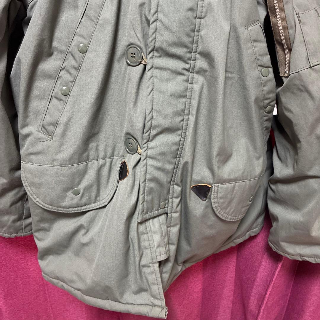 状態良好ヴィンテージリアルファー付きフード ミリタリージャケットN-3B90s