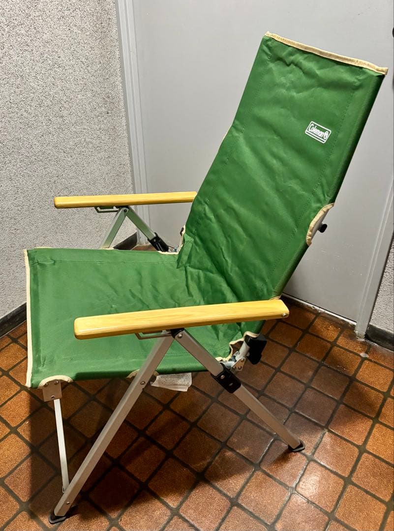 【Coleman】レイチェア グリーン 折りたたみ アウトドア 2脚セット