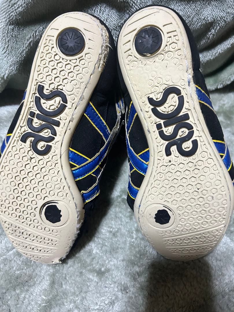 レスリング.ボクシングシューズ ブラック/ブルー