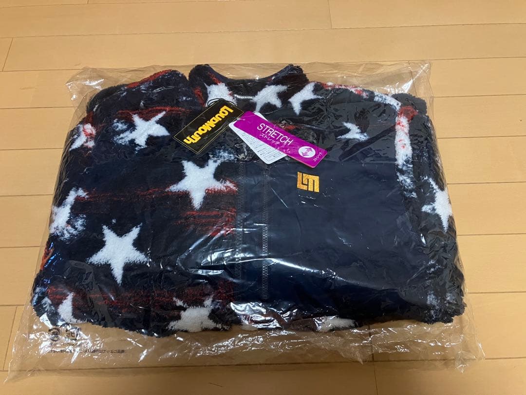 ラウドマウス メンズ ゴルフウエア アウター 長袖 フリース ブルゾン ネイビー