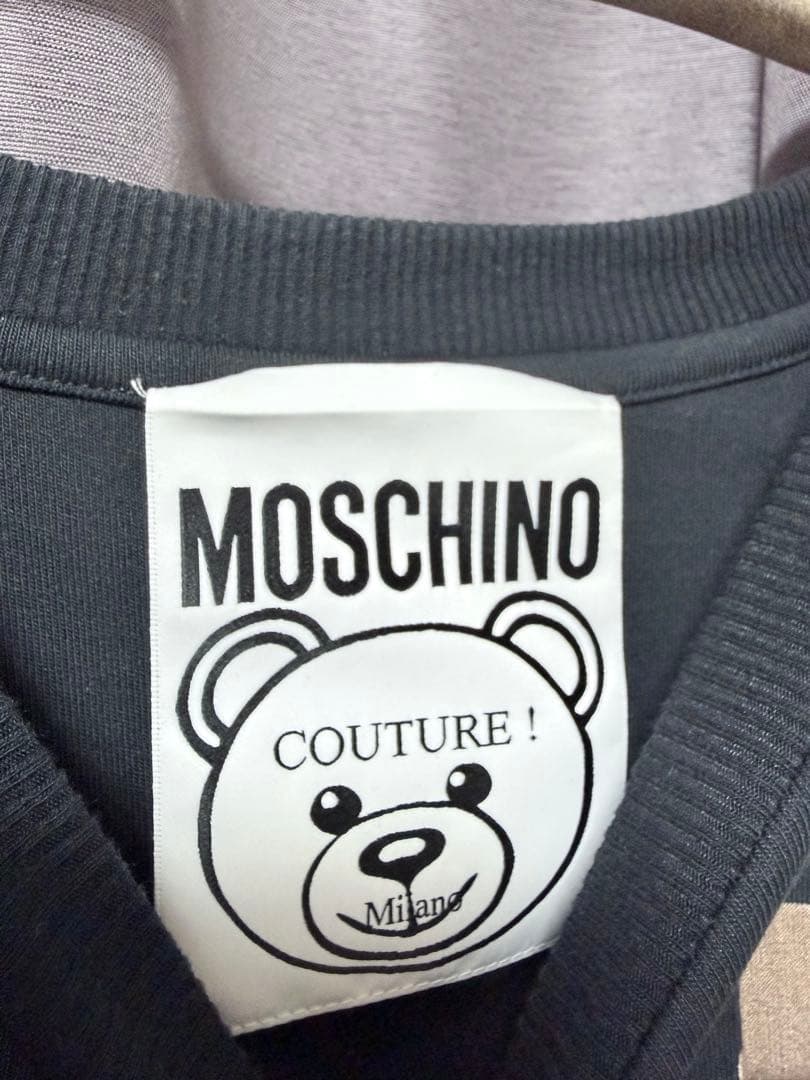 MOSCHINO テディベア Tシャツ ブラック