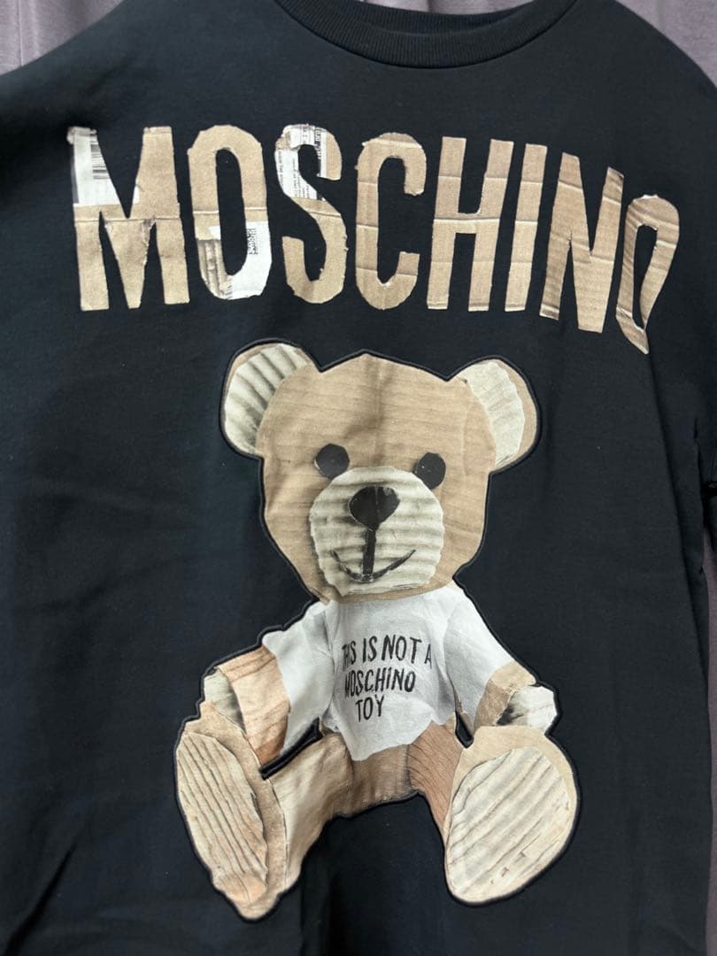 MOSCHINO テディベア Tシャツ ブラック