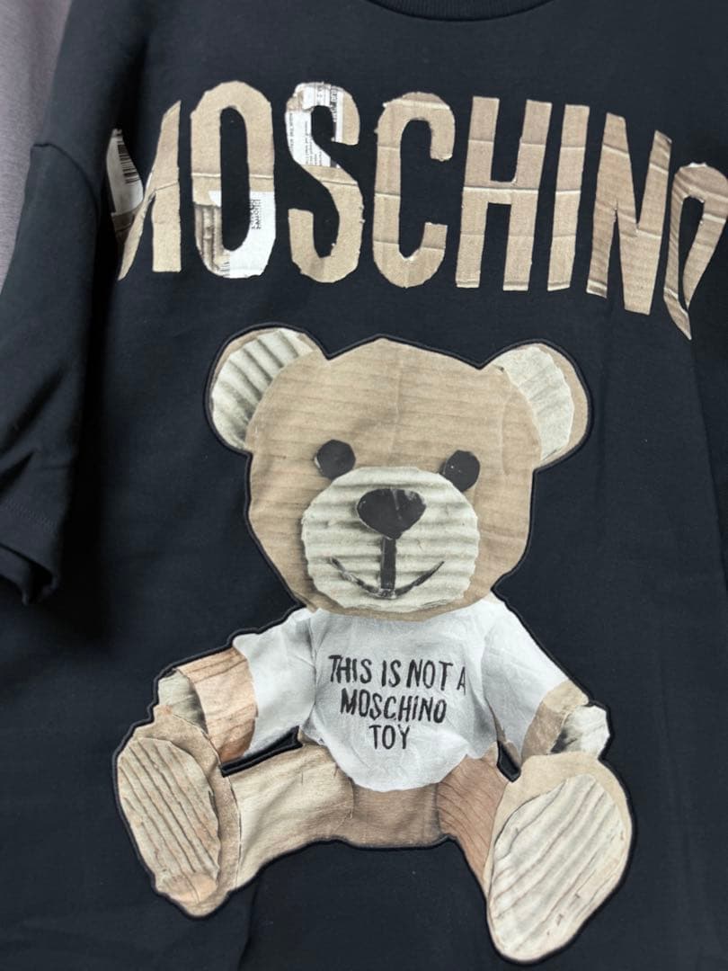 MOSCHINO テディベア Tシャツ ブラック