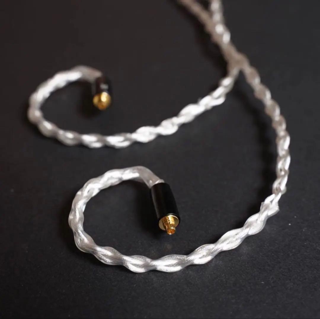 【1点のみ】銀銅合金導体 8コア1064芯 MMCX/4.4mm+イヤホン本体