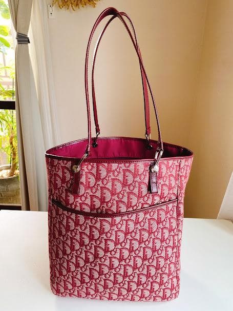 【美品】 Christian Dior トロッター トートバッグ