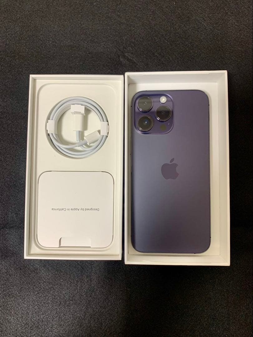 【商品名】 iPhone14promax（1tb）1024gb ディープパープル