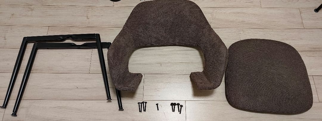 m*様 タンスのゲン　ダイニングチェア　2脚セット　ショコラブラウン