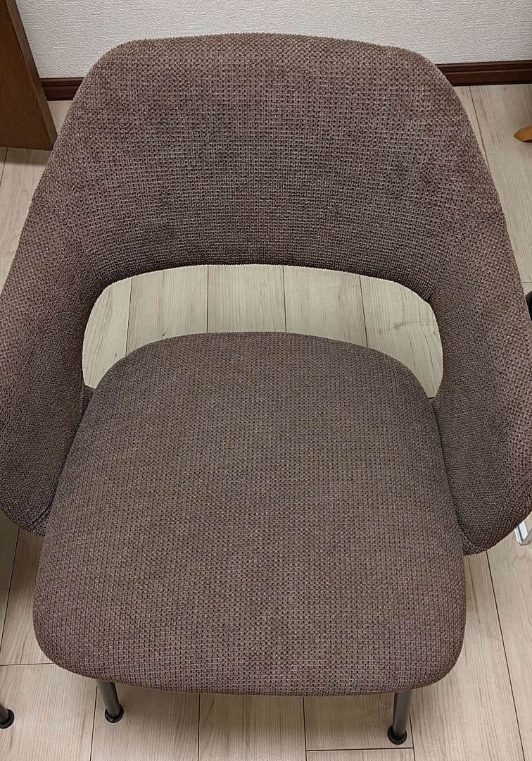 m*様 タンスのゲン　ダイニングチェア　2脚セット　ショコラブラウン