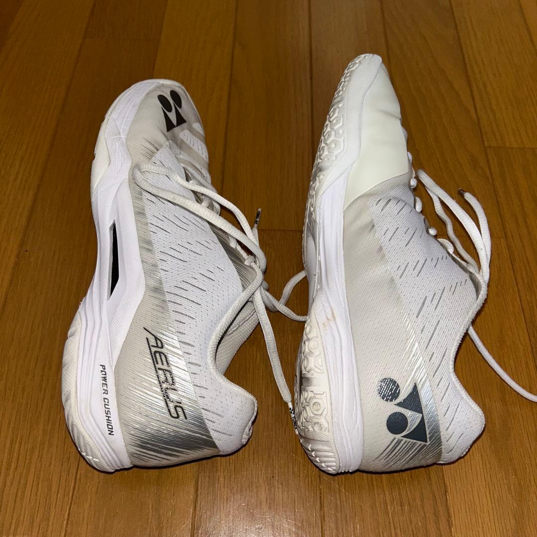 YONEX 75周年 エアラスz ホワイト バドミントンシューズ 27cm
