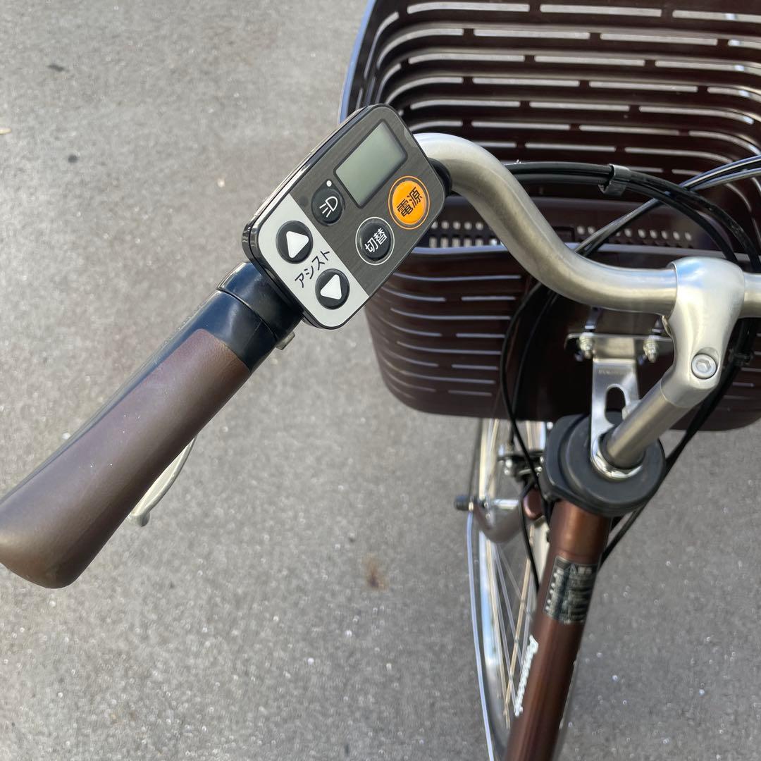 パナソニック電動アシスト自転車26インチブラウン16A h